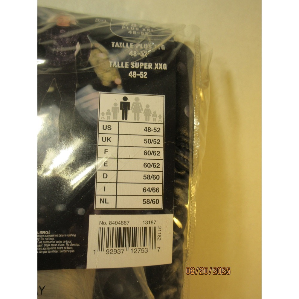 The Witcher Geralt Adult Costume Plus XXL 48-52 / 2 PC Muscle Shirt Wig Netflix - Picture 4 of 6